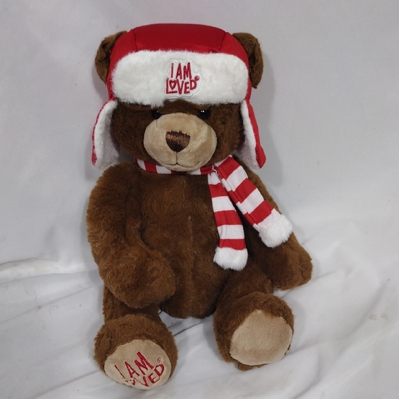 BAB Build-A-Bear Helzberg Diamonds Make-A-Wish Limited Edition 'I Am Loved' Bear - Picture 1 of 8